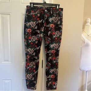 Anthropologie Pilcro and the Letterpress Floral Jeans